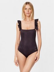 EA7 Emporio Armani Strój kąpielowy 911161 3R414 00020 Czarny. Czarne stroje jednoczęściowe EA7 Emporio Armani, bez wzorów, z syntetyku. Za 289.99 zł.