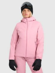 4F Kurtka narciarska w kolorze jasnoróżowym rozmiar: XXL. Różowe kurtki narciarskie 4f, m, bez wzorów, bez kaptura, narciarskie. Za 203.95 zł.