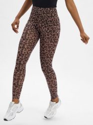 Marie Lund Legginsy Kobiety Sztuczne włókno brązowy|czarny wzorzysty, XXL. Brązowe legginsy Marie Lund, bez wzorów, z włókna, sportowe. Za 249.95 zł.