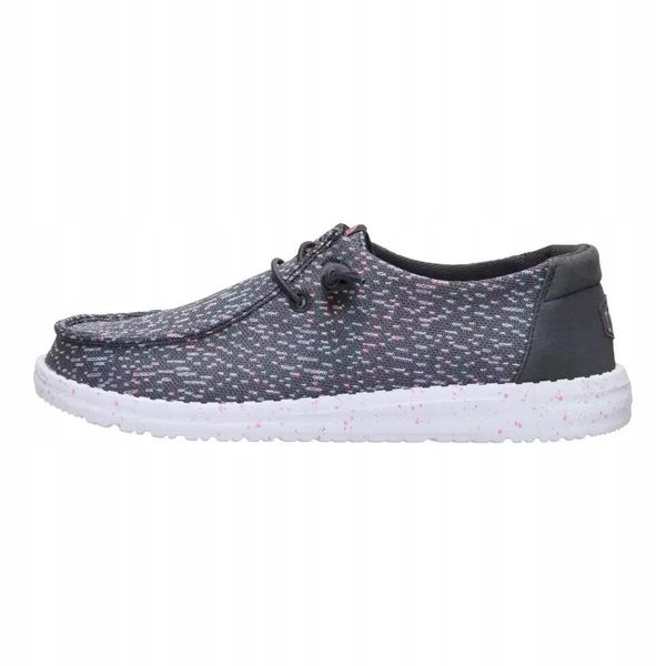 HeyDude Damskie Mokasyny Wendy Stretch Speckle. Białe mokasyny Hey dude, bez wzorów, z materiału. Za 239.00 zł.