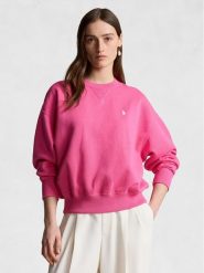 Polo Ralph Lauren Bluza Bubble Cn Pp 211936820002 Różowy Regular Fit. Czerwone bluzy Polo Ralph Lauren, xxl, bez wzorów, z bawełny, bez kaptura. Za 749.99 zł.