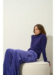 AUTHENTIC CASHMERE Kaszmirowy golf "Bise" w kolorze fioletowym rozmiar: XXL. Różowe swetry AUTHENTIC CASHMERE, xxl, bez wzorów, z kaszmiru, bez ramiączek. Za 332.24 zł.