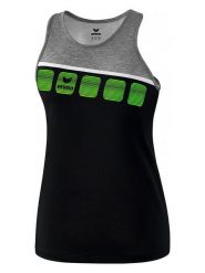 Erima Top sportowy "5-C" w kolorze czarno-szarym rozmiar: 128. Czarne topy sportowe Erima, bez wzorów, z materiału, outdoorowe. Za 32.52 zł.