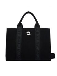 KARL LAGERFELD Torebka B2W50103 Czarny. Czarne torebki klasyczne KARL LAGERFELD, bez wzorów, z materiału, bez dodatków. Za 549.99 zł.