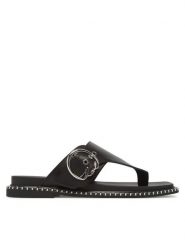 KARL LAGERFELD Japonki Kleo KL81325 Czarny. Czarne japonki KARL LAGERFELD, bez wzorów, ze skóry. Za 449.99 zł.