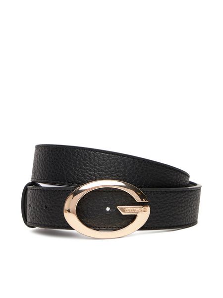 Guess Pasek Damski BW9306 P5430 Czarny. Czarne paski Guess, z aplikacjami, ze skóry. Za 210.99 zł.