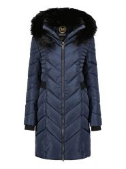 Maison Montaigne Parka "Dolmai" w kolorze granatowym rozmiar: S. Niebieskie płaszcze Maison Montaigne, s, z aplikacjami, bez kaptura. Za 336.61 zł.