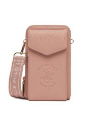 Beverly Hills Polo Club Torebka BHPC-L-006-07 Różowy. Czerwone listonoszki Beverly Hills Polo Club, bez wzorów, ze skóry, bez dodatków. Za 79.99 zł.