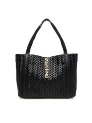 Valentino Torebka Fania Re VBS9AB01 Czarny. Czarne torebki klasyczne Valentino, bez wzorów, ze skóry, bez dodatków. Za 599.99 zł.