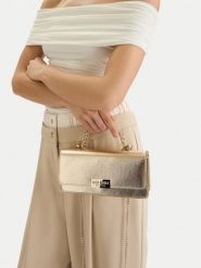 Nine West Torebka CEO-Mercer Mood-KY317 Złoty. Żółte kopertówki Nine West, bez wzorów, z materiału, bez dodatków. Za 179.99 zł.