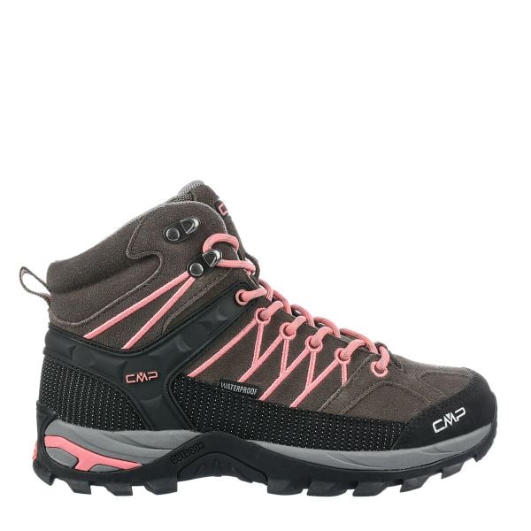 Buty trekkingowe damskie CMP RIGEL MID wodoodporne oddychające. Brązowe buty trekkingowe CMP, bez wzorów, bez zapięcia, trekkingowe. W wyprzedaży za 399.99 zł.
