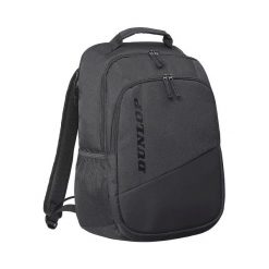 Plecak tenisowy Dunlop Team Backpack. Czarne plecaki Dunlop, bez wzorów, bez dodatków. Za 279.99 zł.