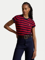 Polo Ralph Lauren T-Shirt 211B17779001 Niebieski Regular Fit. Niebieskie t-shirty Polo Ralph Lauren, s, bez wzorów, z bawełny, bez kołnierzyka, bez ramiączek. Za 399.99 zł.