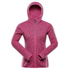 Bluza damska polarowa z kapturem Alpine Pro Zega 2. Czerwone bluzy z kapturem Alpine Pro, bez wzorów, z polaru, z kapturem. W wyprzedaży za 349.00 zł.