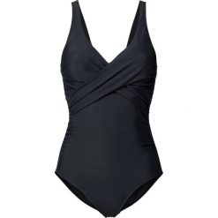 Kostium kąpielowy wyszczuplający bonprix czarny. Bielizna modelująca marki bonprix. Za 129.99 zł.