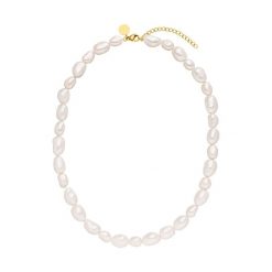 Purelei Purelei Naszyjnik Z Pereł Keshi Moonlight Naszyjniki 1 ct Damski. Białe naszyjniki Purelei, z materiału, z perłą, pozłacane. Za 271.29 zł.