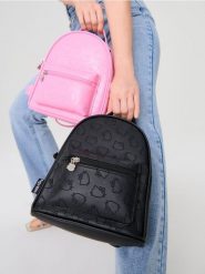 Plecak Hello Kitty - czarny. Czarne plecaki Sinsay, bez wzorów, bez dodatków. Za 59.99 zł.