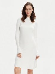 Max Mara Leisure Sukienka dzianinowa Pireo 2416321017 Biały Regular Fit. Białe sukienki Max Mara Leisure, xs, bez wzorów, z dzianiny, bez kołnierzyka, bez ramiączek. Za 609.99 zł.