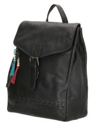 Micmacbags Skórzany plecak "Friendship" w kolorze czarnym - 25 x 32 x 12 cm rozmiar: onesize. Czarne plecaki Micmacbags, bez wzorów, z materiału, bez dodatków. Za 334.95 zł.