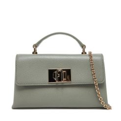 Torebka Furla. Niebieskie kopertówki Furla, bez wzorów, wizytowe, bez dodatków. Za 859.99 zł.
