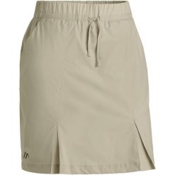 Damskie spódnico-spodenki Maier Sports Fortunit. Brązowe szorty sportowe Maier Sports, bez wzorów, z materiału. Za 420.50 zł.