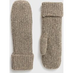 Pieces rękawiczki damskie kolor beżowy. Brązowe rękawiczki Pieces, bez wzorów. Za 59.99 zł.