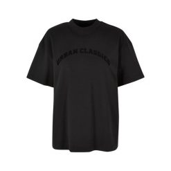 Damska koszulka z nadrukiem Urban Classics Flock. Czarne t-shirty sportowe Urban Classics, bez wzorów, bez ramiączek. Za 149.50 zł.