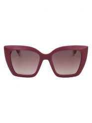 Furla Damskie okulary przeciwsłoneczne w kolorze różowym rozmiar: 54. Różowe okulary przeciwsłoneczne Furla, bez wzorów, z tworzywa sztucznego, szklane. Za 259.95 zł.