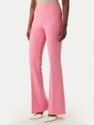 Rinascimento Spodnie materiałowe CFC0127875003 Różowy Straight Fit. Czerwone spodnie materiałowe Rinascimento, bez wzorów, z materiału. Za 439.99 zł.