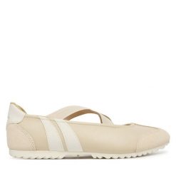 Baleriny Palladium. Białe baleriny Palladium, bez wzorów, bez obcasa, bez zapięcia. Za 459.99 zł.