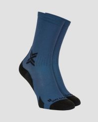 Skarpety unisex X-Socks Run Discover Crew Marine/X Black A097. Niebieskie skarpetki X-Socks, bez wzorów. Za 100.00 zł.