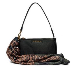 Torebka Just Cavalli. Czarne torebki klasyczne Just Cavalli, bez wzorów, klasyczne, bez dodatków. Za 309.99 zł.