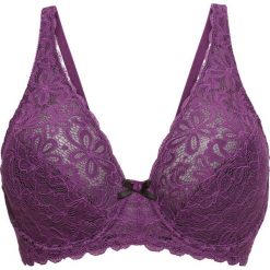 Biustonosz Pink Collection bonprix fiołkowo-czarny. Biustonosze marki bonprix. Za 44.99 zł.