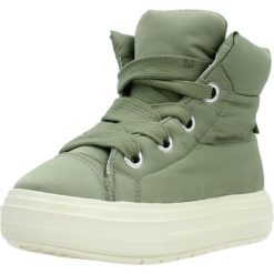 Buty CONVERSE CHUCK TAYLOR ALL STAR ELEMENTS BOOT HI Zielony. Zielone buty trekkingowe Converse, z materiału, bez zapięcia. Za 484.25 zł.