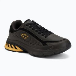 Buty Champion Eagle Run Low Cut. Czarne buty treningowe Champion, bez wzorów, z gumy, przed kostkę, bez zapięcia, na fitness i siłownię. Za 319.99 zł.