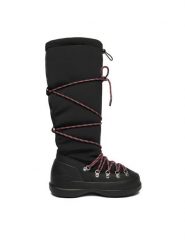 Moon Boot Śniegowce Mb Luna Boot Extra 80D2480150 Czarny. Czarne śniegowce Moon Boot, bez wzorów, z materiału, bez zapięcia. Za 1,039.00 zł.