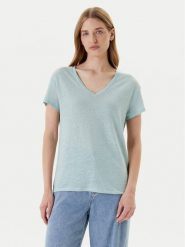 United Colors Of Benetton T-Shirt 37UJD401Q Zielony Regular Fit. Zielone t-shirty United Colors Of Benetton, l, bez wzorów, ze lnu, bez kołnierzyka, bez ramiączek. Za 159.99 zł.