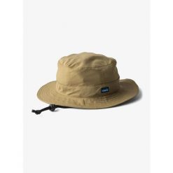 Kapelusz turystyczny Kavu Synthetic Strap Bucket. Brązowe kapelusze KAVU, bez wzorów, sportowe. Za 234.10 zł.
