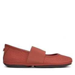 Baleriny Camper. Czerwone baleriny Camper, bez wzorów, bez obcasa, bez zapięcia. Za 289.99 zł.