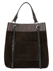 Wojas Skórzana torebka w kolorze brązowym - 34 x 32 x 14 cm rozmiar: onesize. Brązowe torebki klasyczne Wojas, bez wzorów, z materiału, na ramię, bez dodatków. Za 360.17 zł.