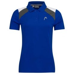 Koszulka polo damska CLUB 22 Tech. Czarne t-shirty sportowe Head, m, bez wzorów, z materiału, bez ramiączek, tenisowe. Za 207.00 zł.