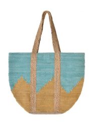 BLE Shopper bag w kolorze turkusowo-pomarańczowym - 40 x 31 cm rozmiar: onesize. Pomarańczowe shopper bag BLE, bez wzorów, z materiału, na ramię, bez dodatków. Za 85.19 zł.