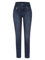 Rosner Dżinsy "Audrey" - Skinny fit - w kolorze granatowym rozmiar: 40/L30. Niebieskie jeansy Rosner, l, bez wzorów, z podwyższonym stanem. Za 179.22 zł.