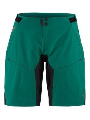 Craft Szorty kolarskie "Adv Offroad XT" w kolorze zielono-czarnym rozmiar: M. Czarne szorty sportowe Craft, bez wzorów, z poliamidu, rowerowe. Za 222.94 zł.