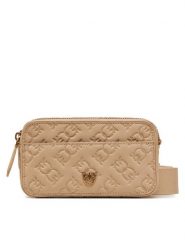 PINKO Torebka Camera Bag Mini PE 25 PLTT 104292 A1YB Beżowy. Brązowe listonoszki Pinko, bez wzorów, ze skóry, bez dodatków. Za 1,119.00 zł.