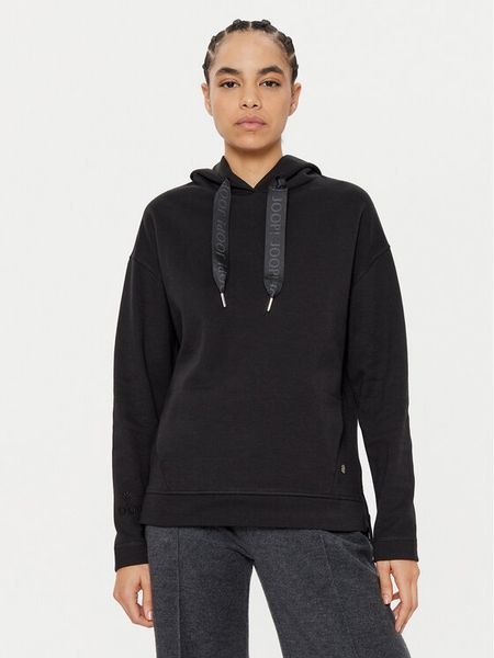 JOOP! Bluza 30032522 Czarny Regular Fit. Czarne bluzy Joop!, bez wzorów, z bawełny, bez kaptura. Za 419.99 zł.