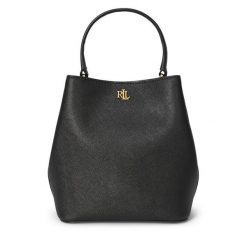 Torebka LAUREN RALPH LAUREN. Czarne torebki klasyczne Lauren Ralph Lauren, bez wzorów, klasyczne, bez dodatków. Za 669.99 zł.