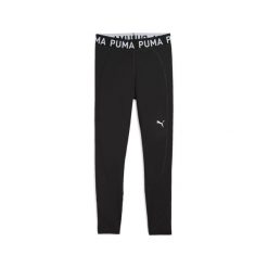 Damskie legginsy PUMA STRONG PUMA. Czarne legginsy Puma, bez wzorów, sportowe. Za 159.00 zł.