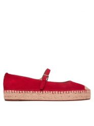 LAUREN RALPH LAUREN Espadryle 802P06401002 Czerwony. Czerwone espadryle Lauren Ralph Lauren, bez wzorów, ze skóry, bez obcasa. Za 689.99 zł.