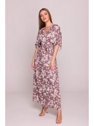 Stylove Sukienka w kolorze jagodowym rozmiar: L. Różowe sukienki Stylove, l, bez wzorów, z wiskozy, bez kołnierzyka, bez ramiączek, maxi. Za 333.81 zł.